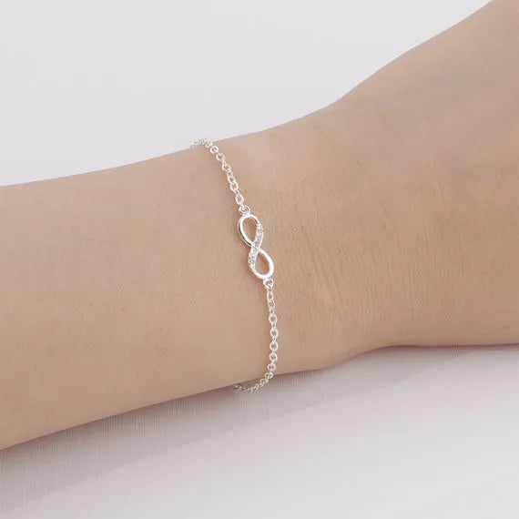 CZ Infinity Bracelet