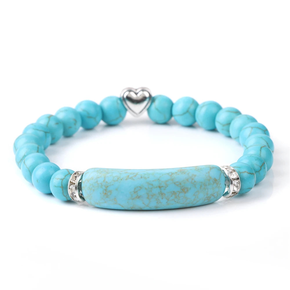 Blue Turquoise Stone Bracelets