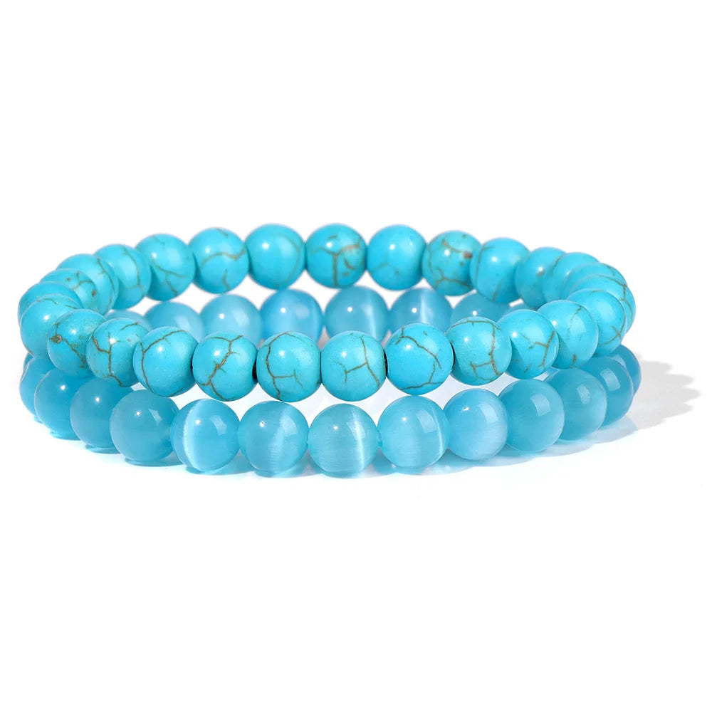 Blue Turquoise Stone Bracelets