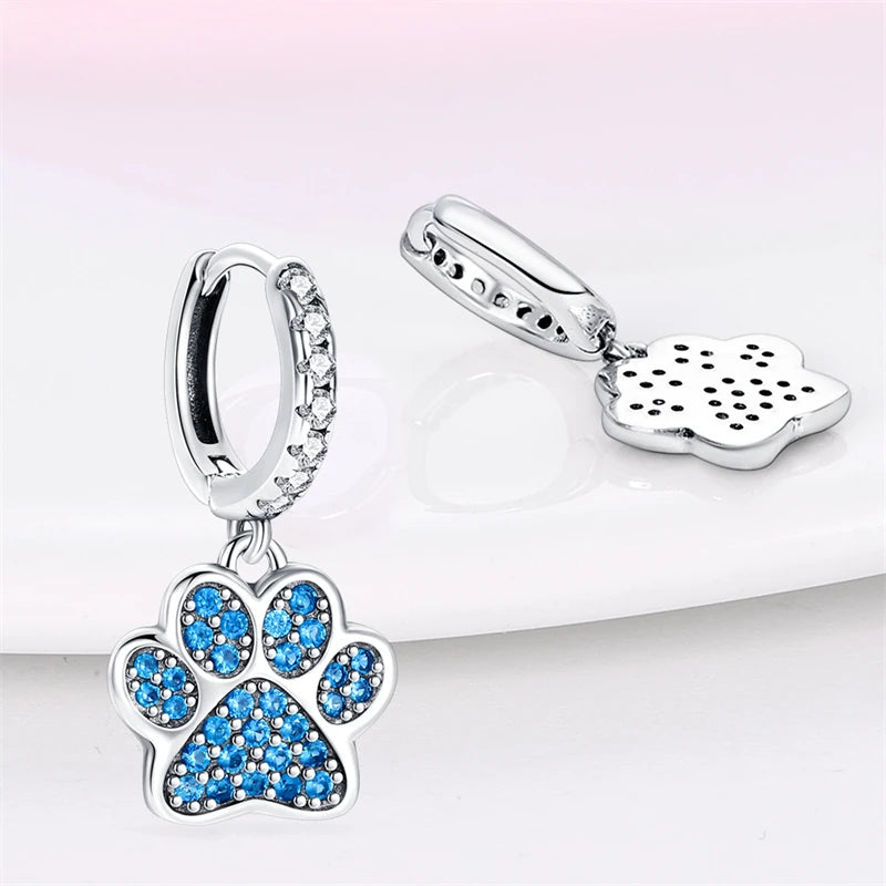 Stamped Silver Hoop Drop Fashion Pierced Earrings