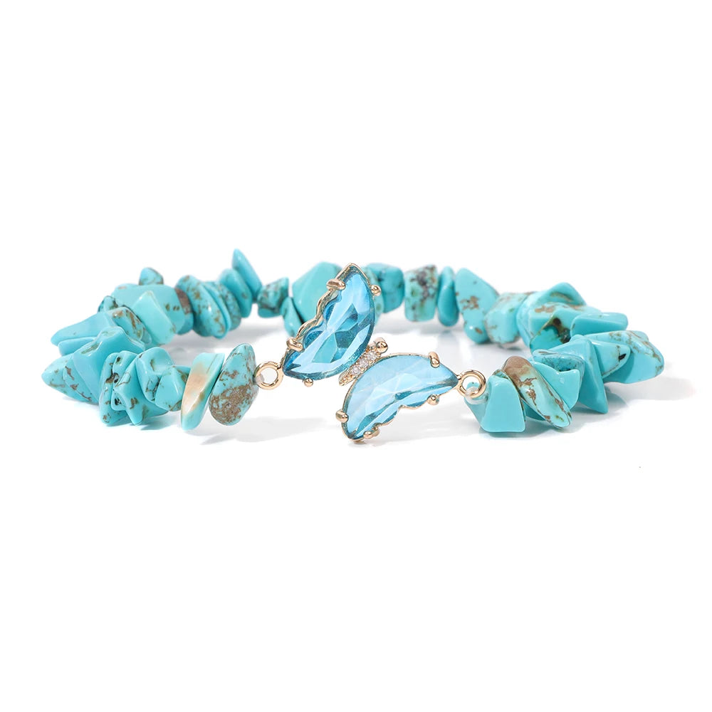 Blue Turquoise Stone Bracelets