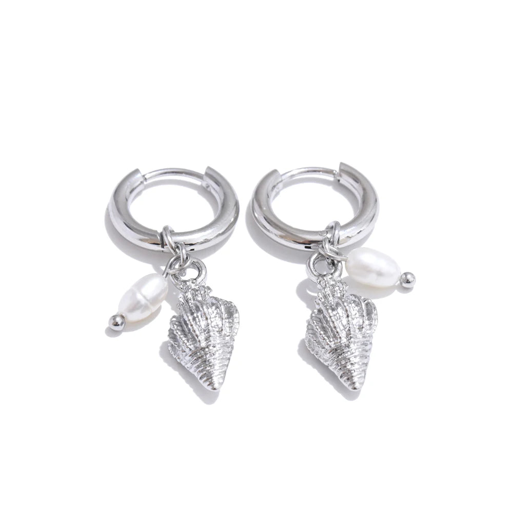 Choice of Ocean Style Earrings in Gold or Silver Tone