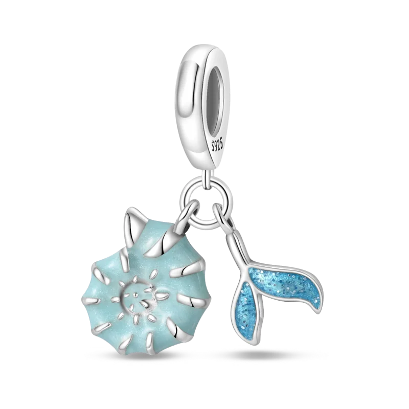 Luminous Ocean Series 925 Silver Turtle Charm