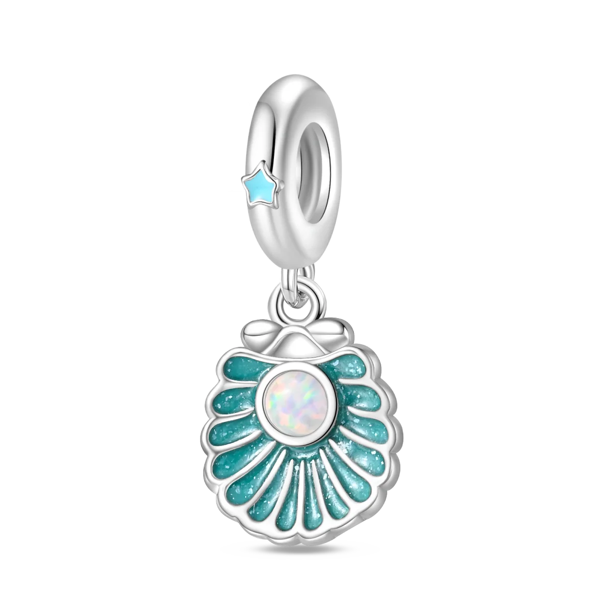 Luminous Ocean Series 925 Silver Turtle Charm