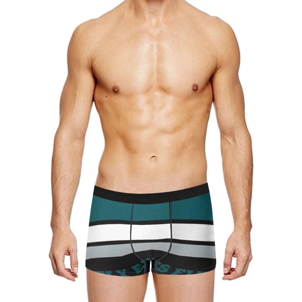 Fly Eagles Fly Philadelphia Men's Breathable Boxer Shorts