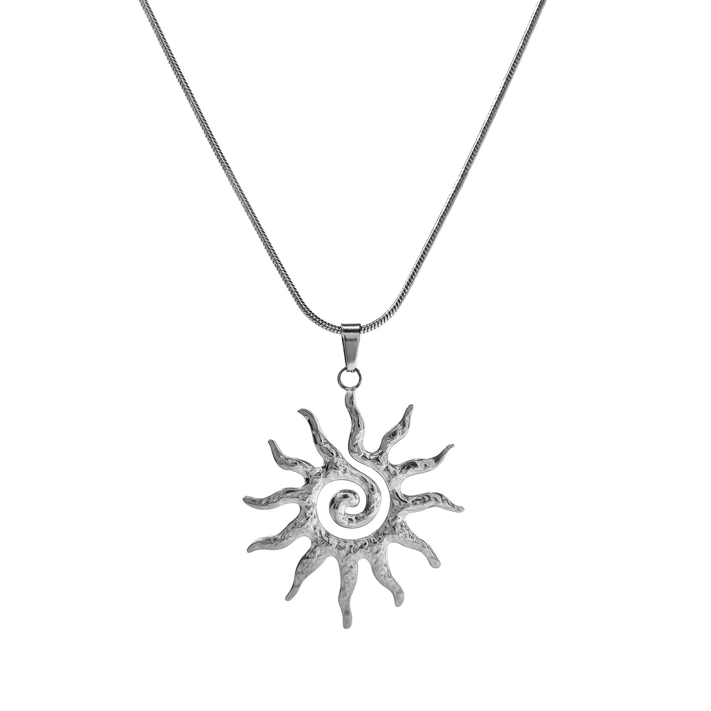 Sun Geometric Drop Necklace or Earrings for Women