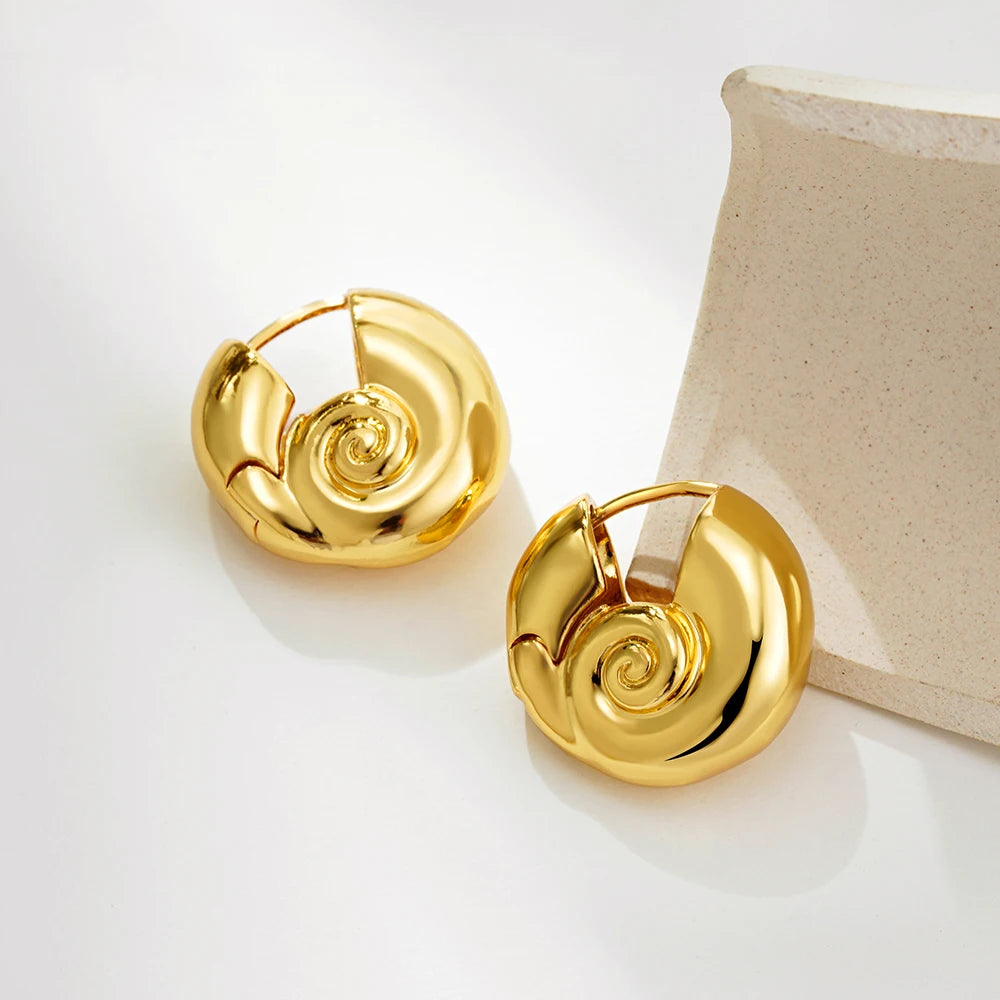 Stainless Steel Shell Earrings for Women