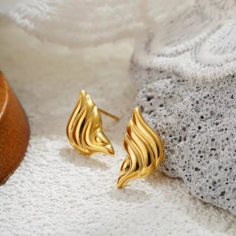 Stainless Steel Shell Earrings for Women