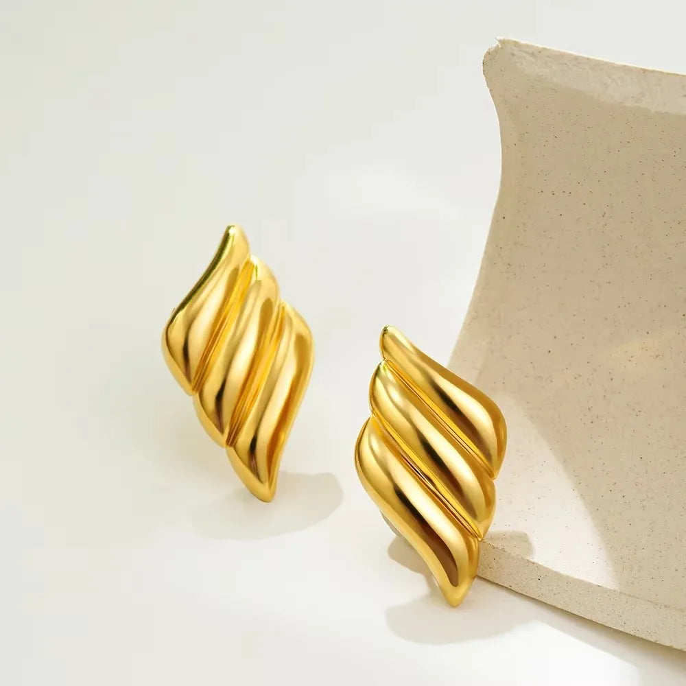 Stainless Steel Shell Earrings for Women