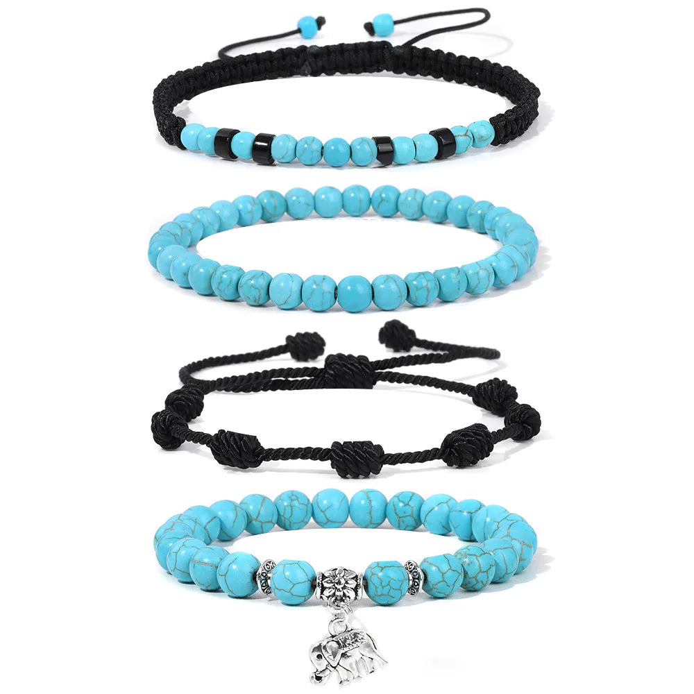 Blue Turquoise Stone Bracelets