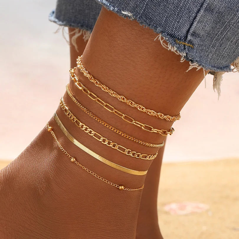 Anklet Set Fashion Summer Beach
