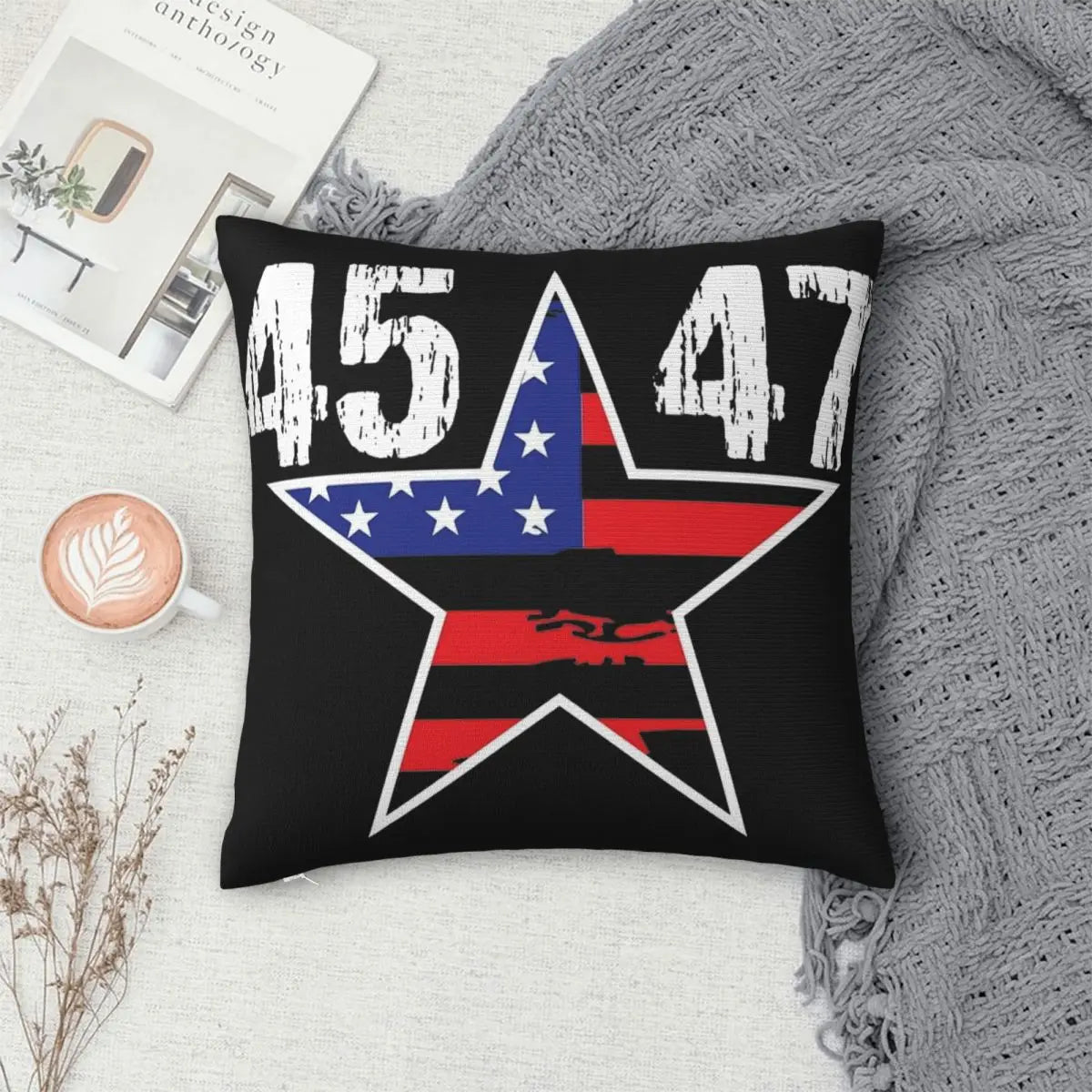 Decorative Pillow Cover 45 47 Trump - Pillow sold separately