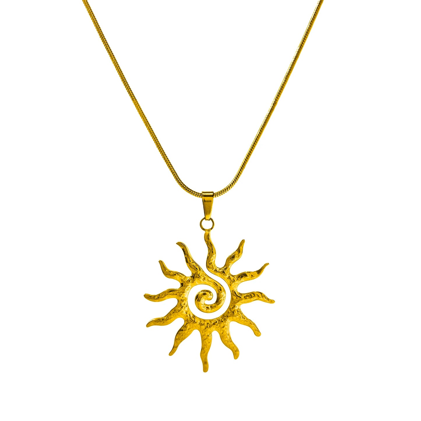 Sun Geometric Drop Necklace or Earrings for Women