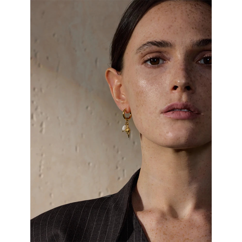 Choice of Ocean Style Earrings in Gold or Silver Tone