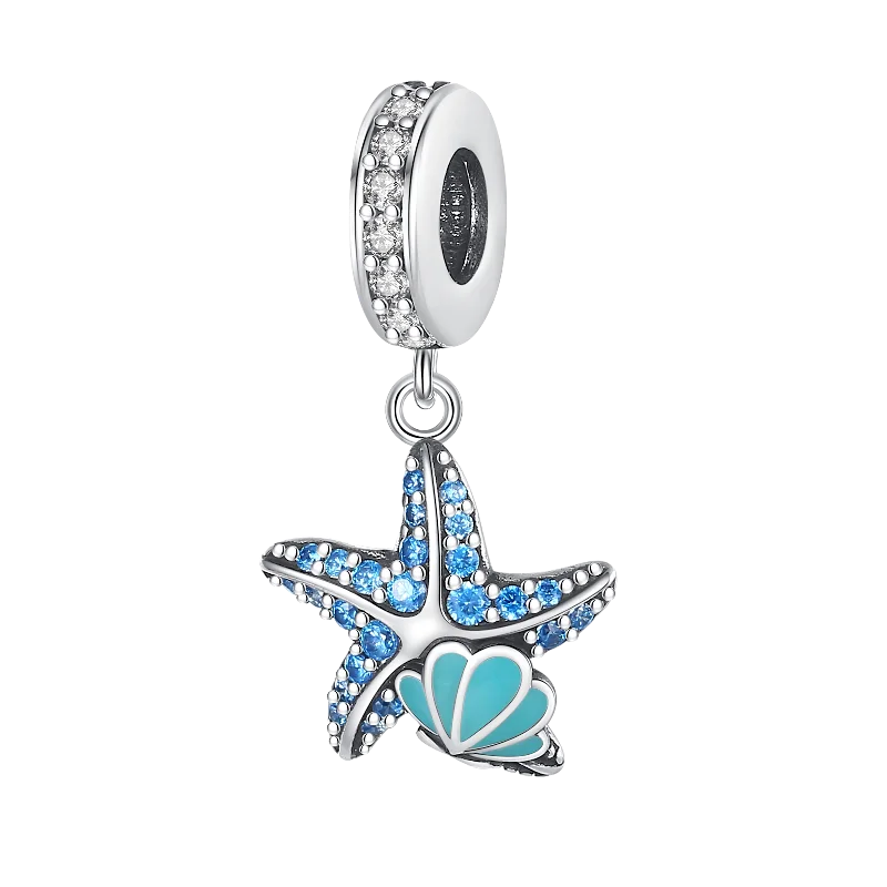 Luminous Ocean Series 925 Silver Turtle Charm