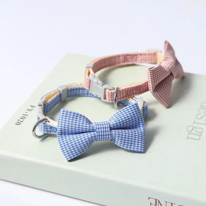 Bow Tie Adjustable Cat Collar