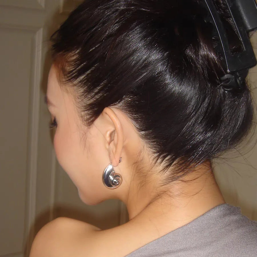 Stainless Steel Shell Earrings for Women