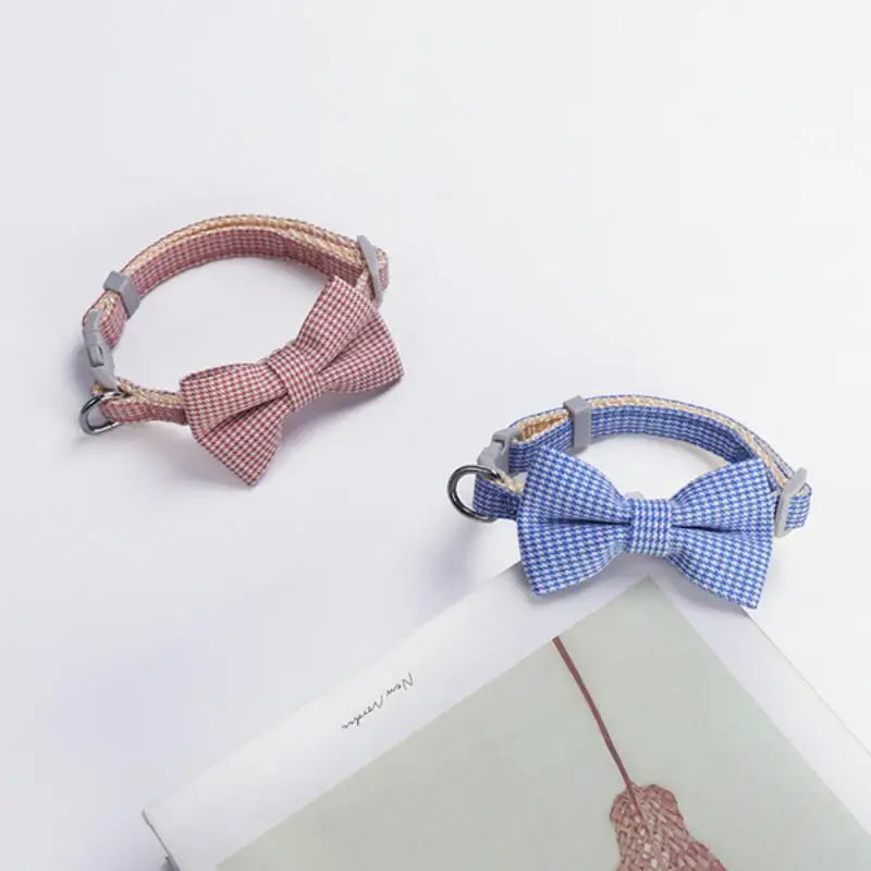 Bow Tie Adjustable Cat Collar