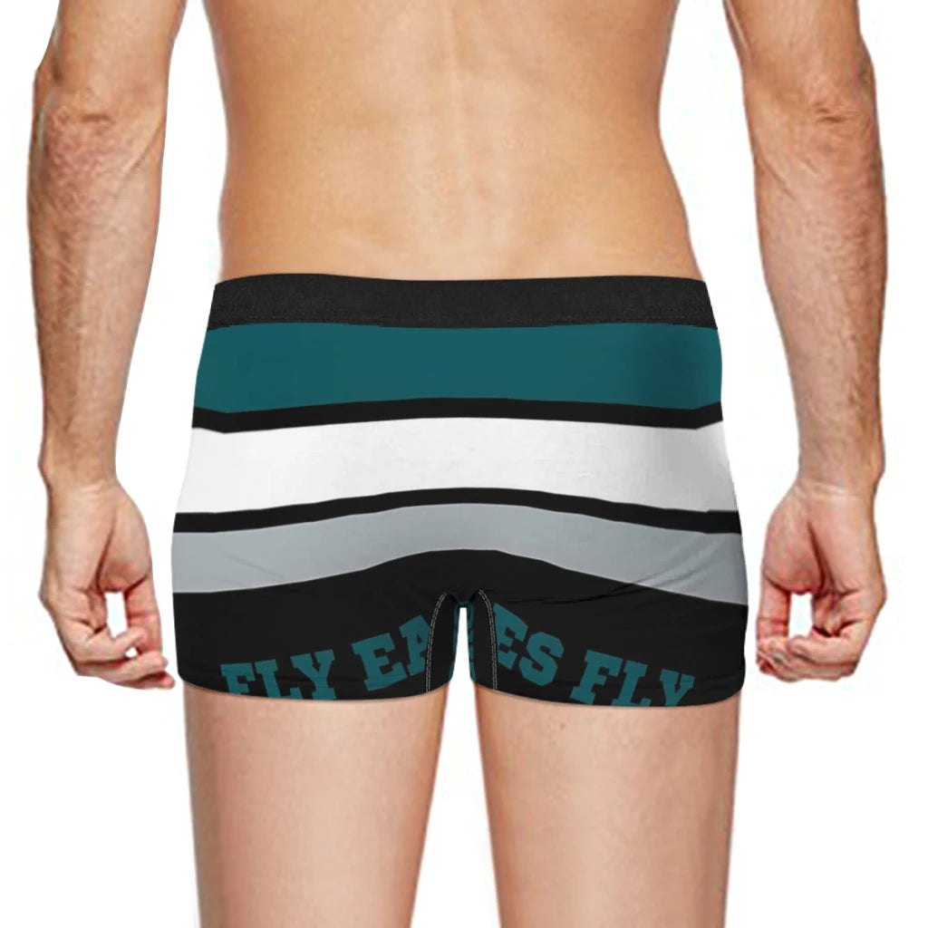Fly Eagles Fly Philadelphia Men's Breathable Boxer Shorts