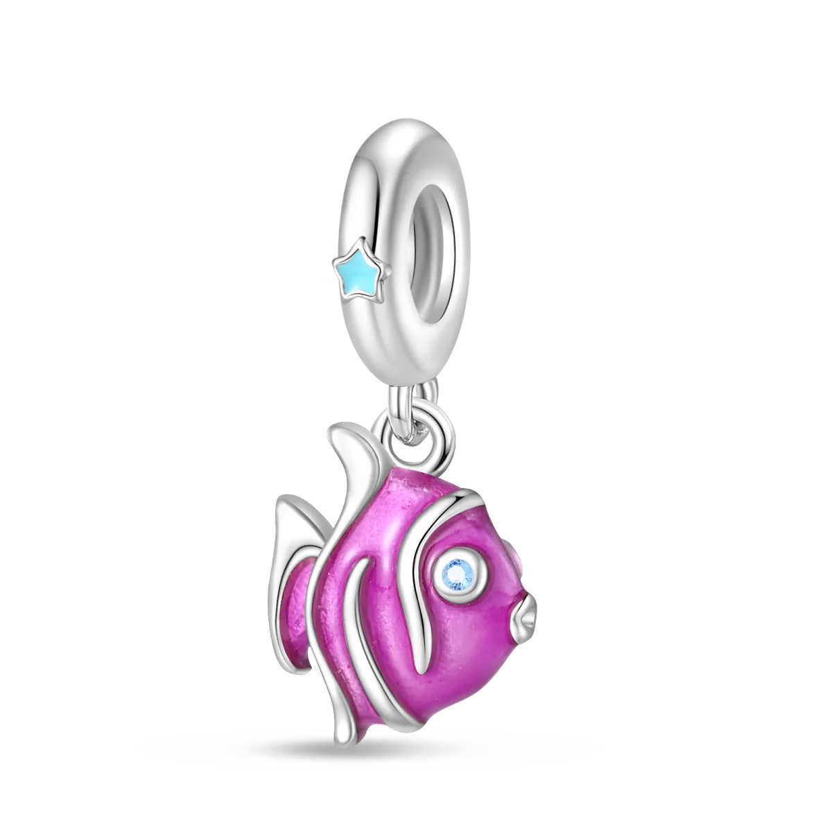 Luminous Ocean Series 925 Silver Turtle Charm