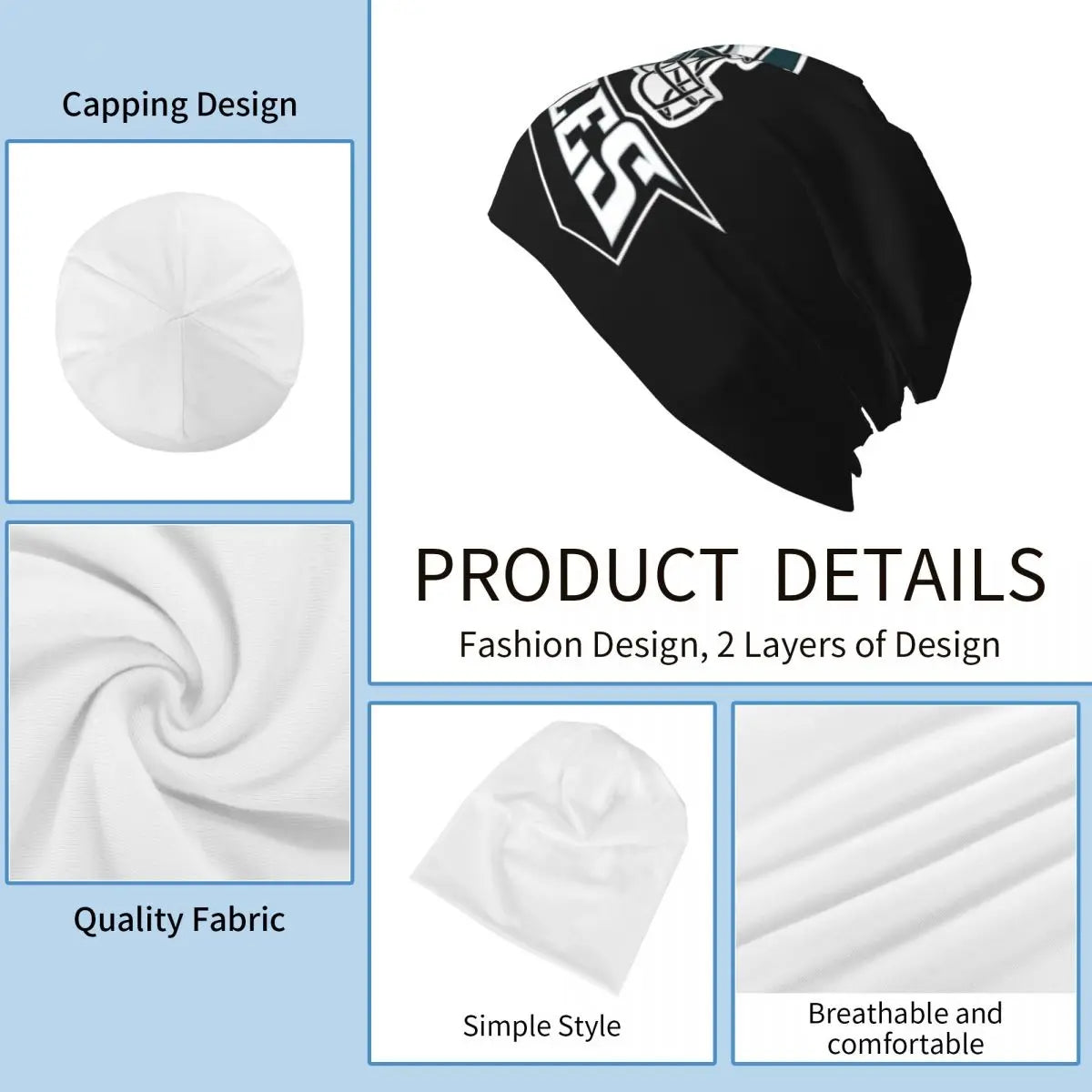 Eagles-Philadelphia Warm Knitted Cap Winter Outdoor Adult