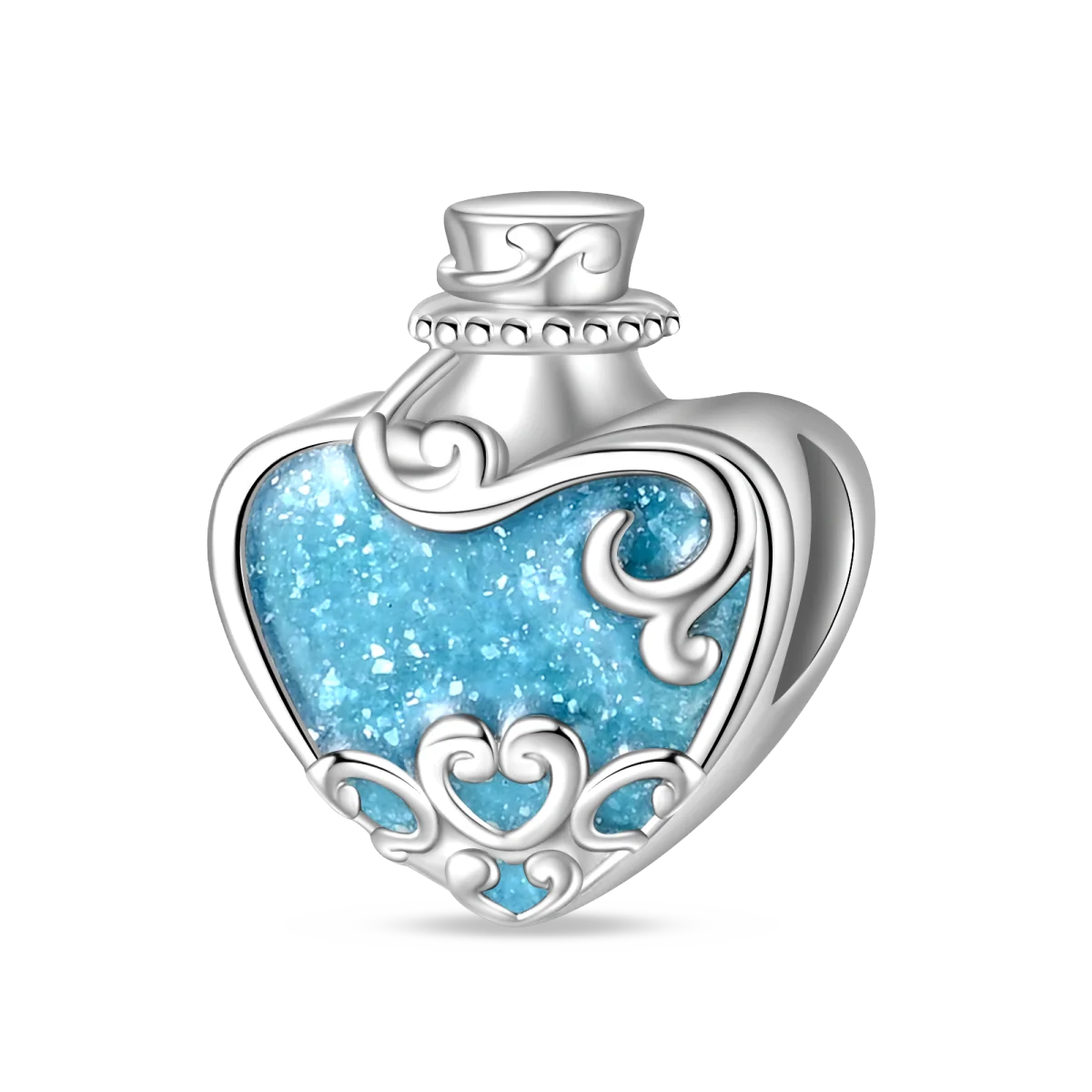 Luminous Ocean Series 925 Silver Turtle Charm