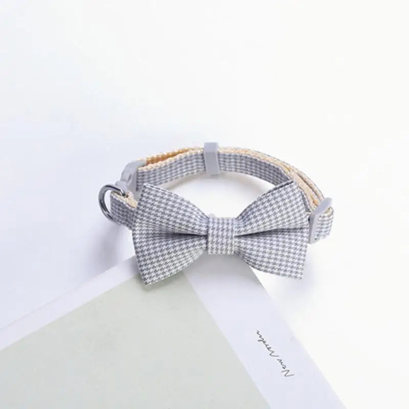 Bow Tie Adjustable Cat Collar