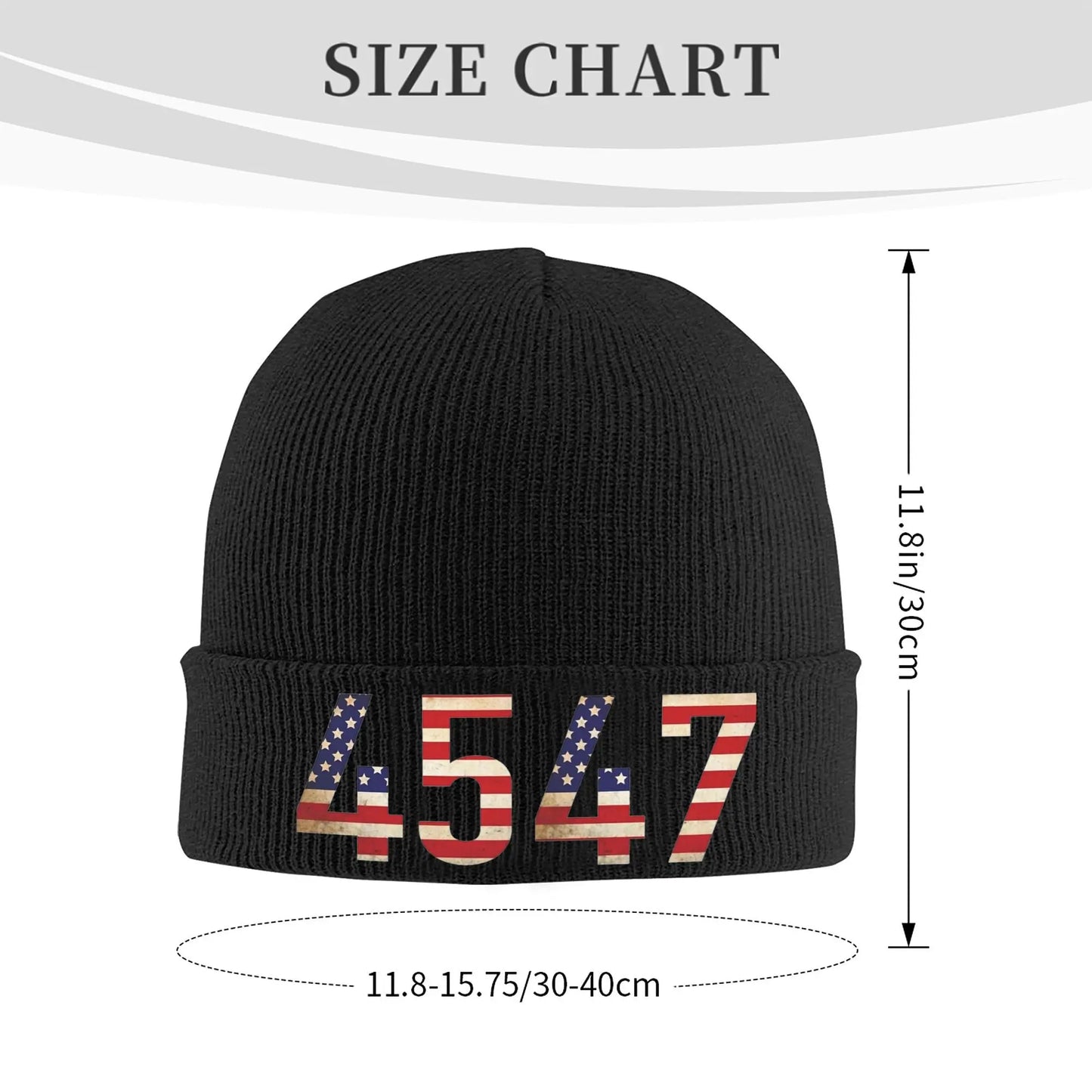 Unisex Cuff Beanie 45 47 Trump