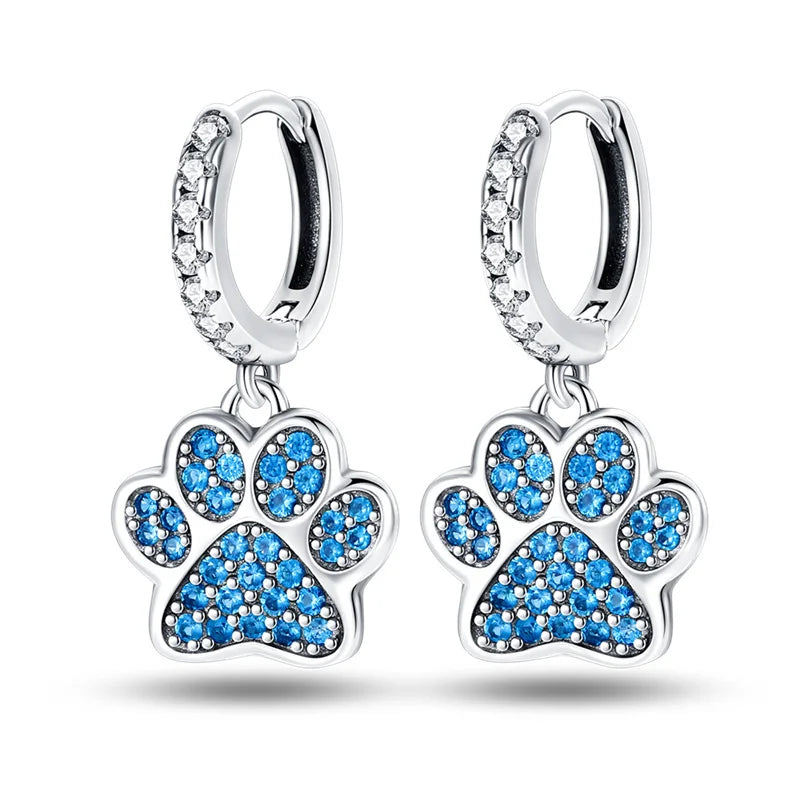 Stamped Silver Hoop Drop Fashion Pierced Earrings