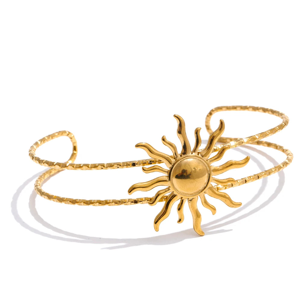 Ocean Series Coastal Open Cuff Bracelet