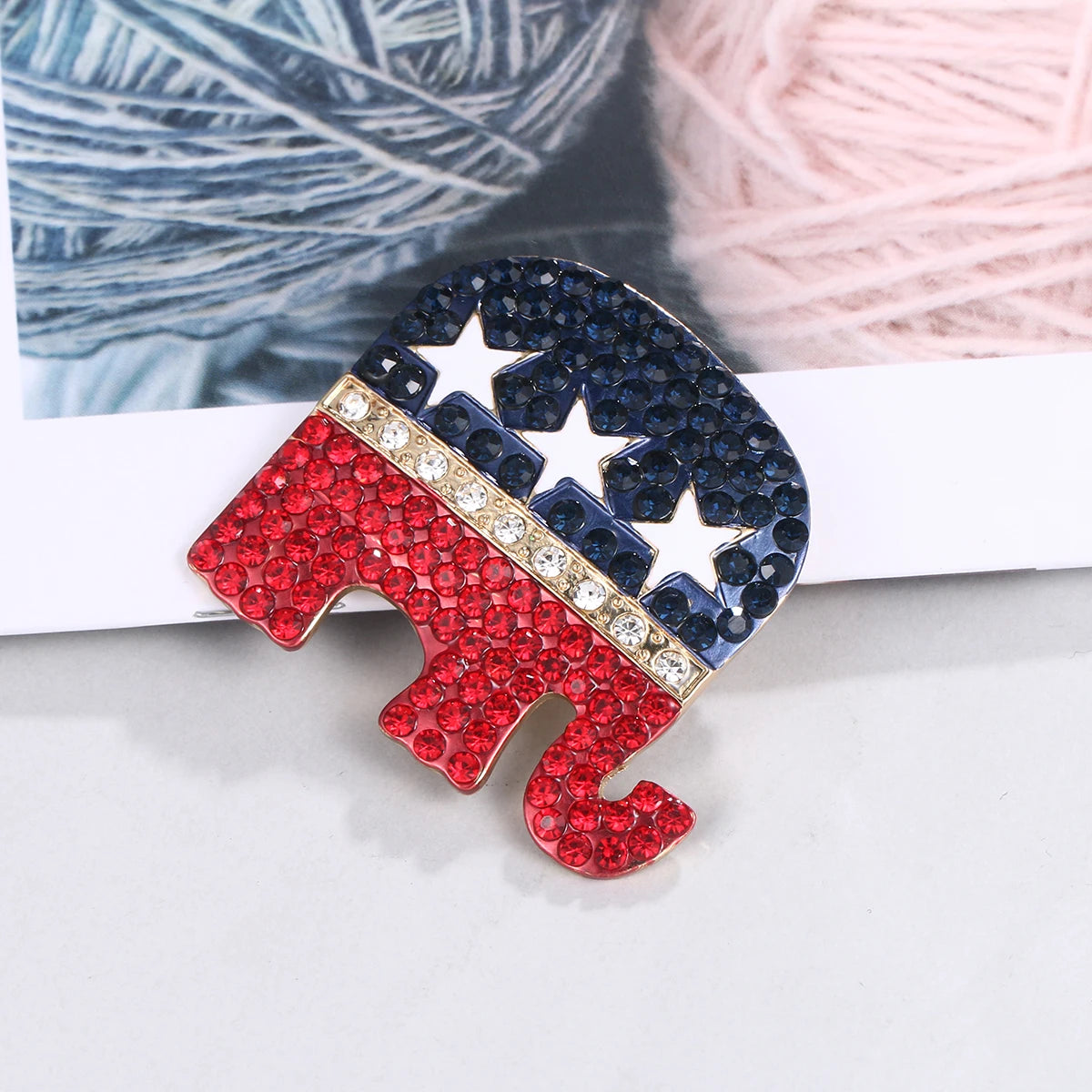 GOP Rhinestone Pin