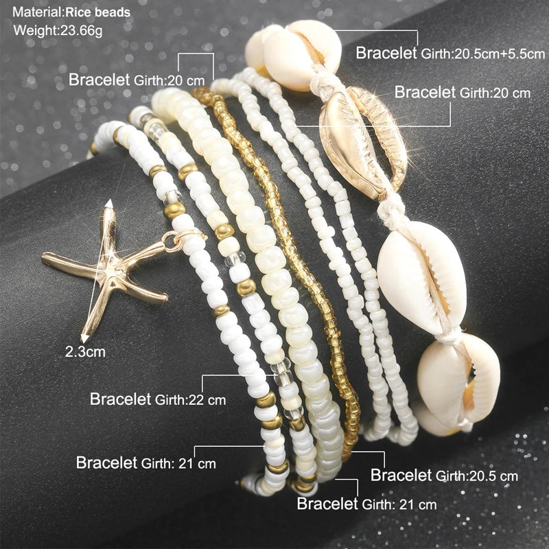Anklet Set Fashion Summer Beach