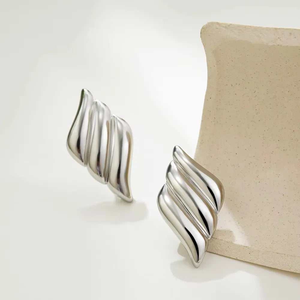 Stainless Steel Shell Earrings for Women