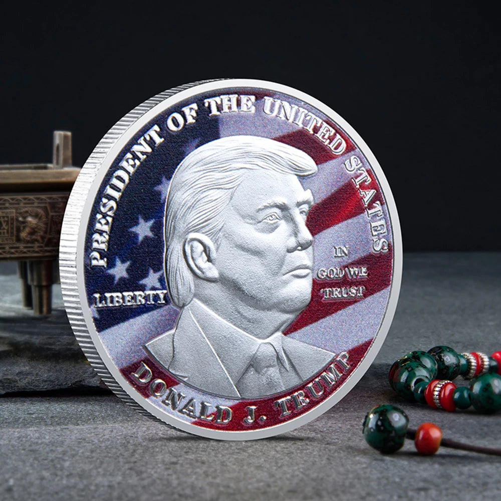 Commemorative Trump Coin - Silver or Gold Plated