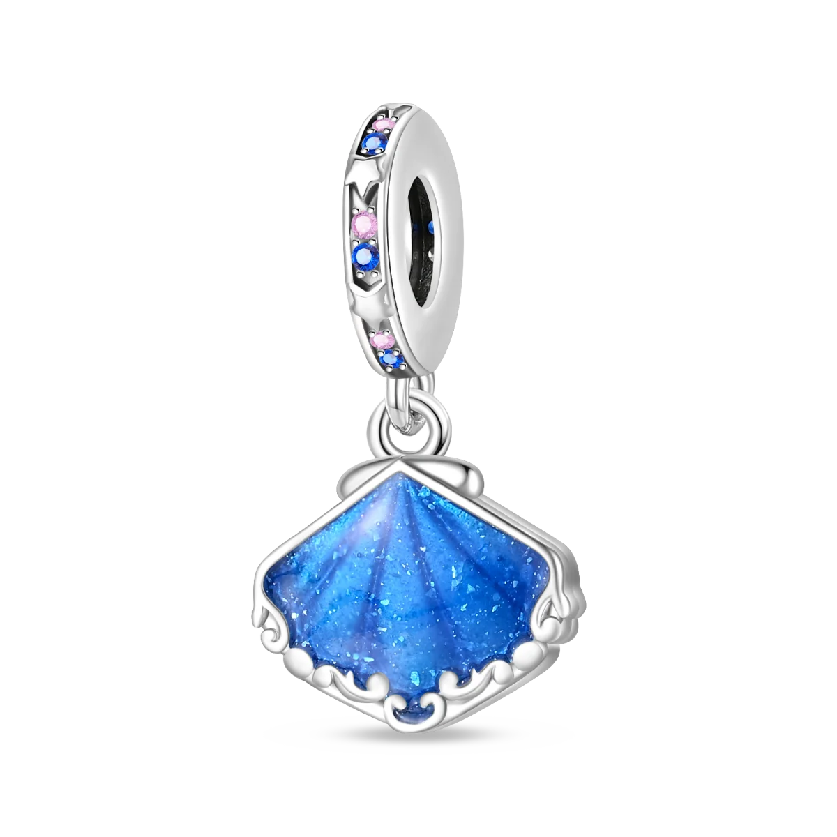Luminous Ocean Series 925 Silver Turtle Charm