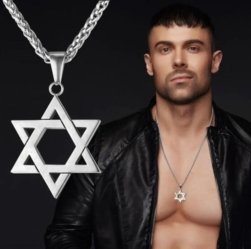 Men's Magen David and Jewish Pendants Assorted Stars, Lions, Gems and more