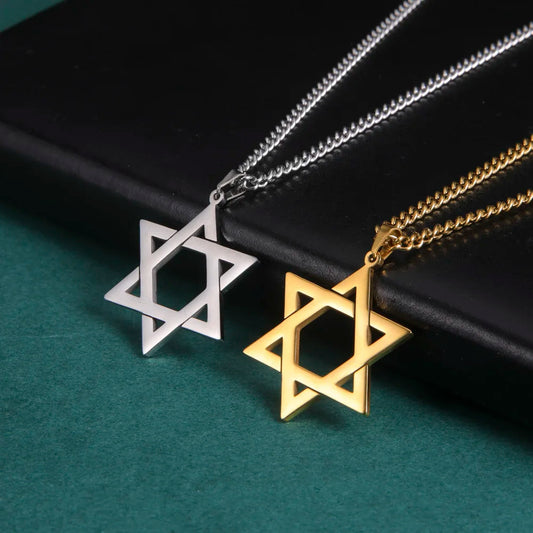 Various Magen David Star Pendant Necklaces