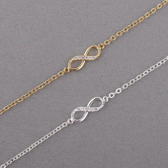 CZ Infinity Bracelet