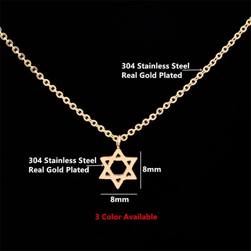 Retro Petite Star of David Pendant