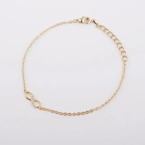 CZ Infinity Bracelet