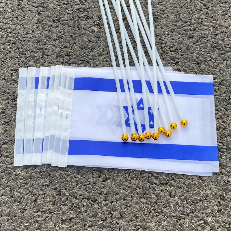 50pcs Israeli Flags