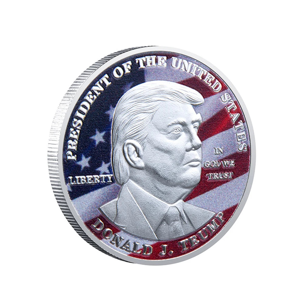 Commemorative Trump Coin - Silver or Gold Plated