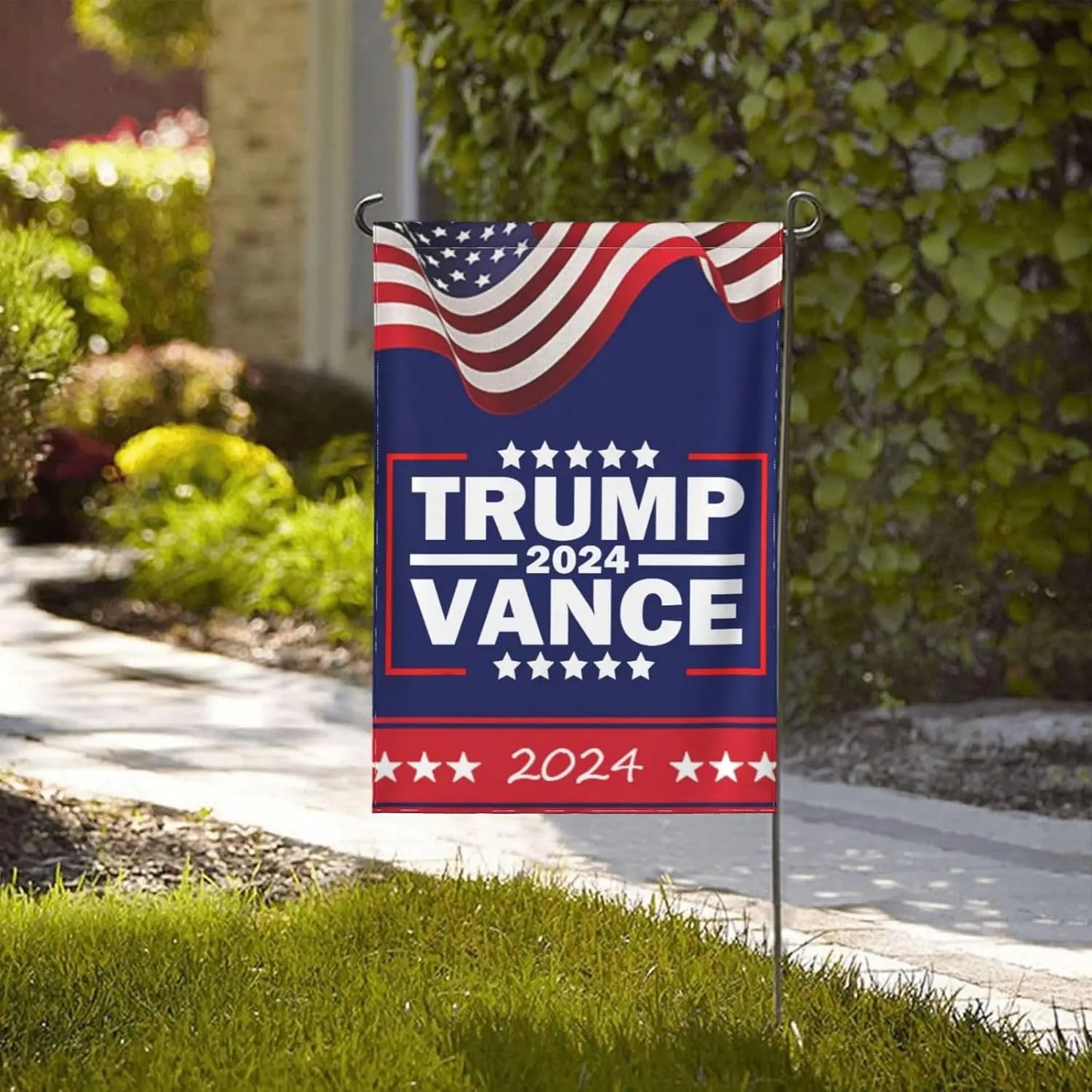 Garden Flag Trump Vance 2024  Flagpole sold separately