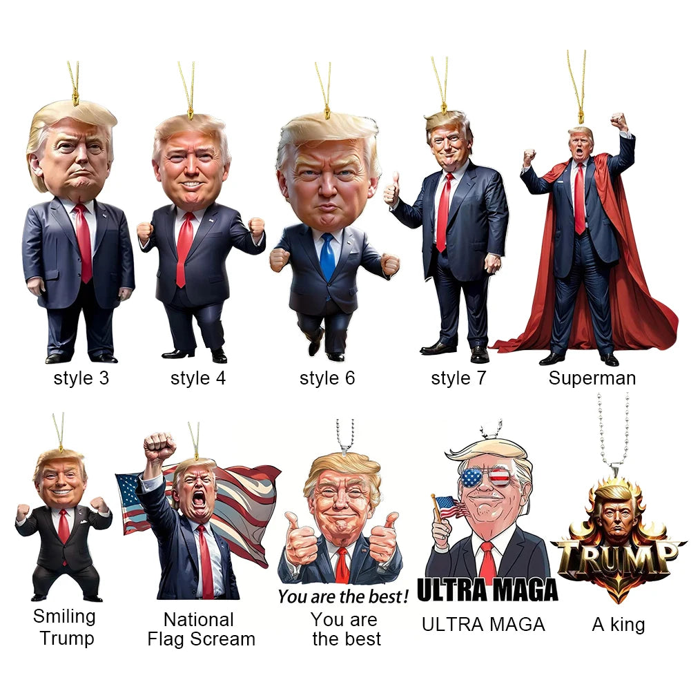 Trump Christmas Tree Ornament