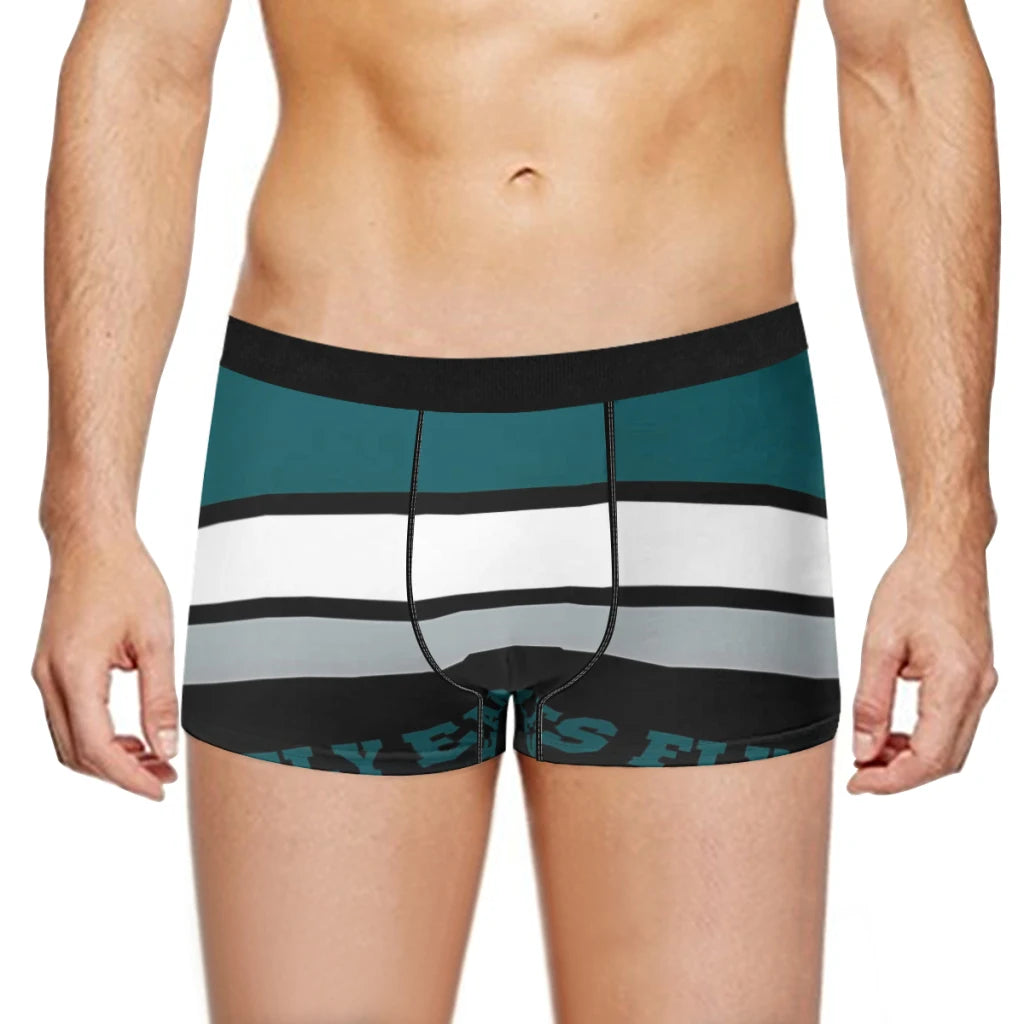 Fly Eagles Fly Philadelphia Men's Breathable Boxer Shorts