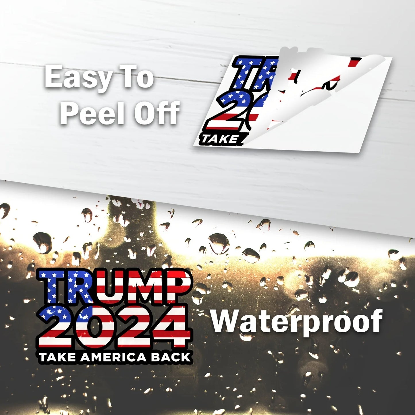 Waterproof Trump 2024 Sticker