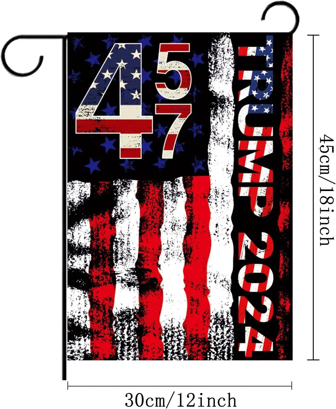 45/47 TRUMP Garden Flag - Flagpole sold separately