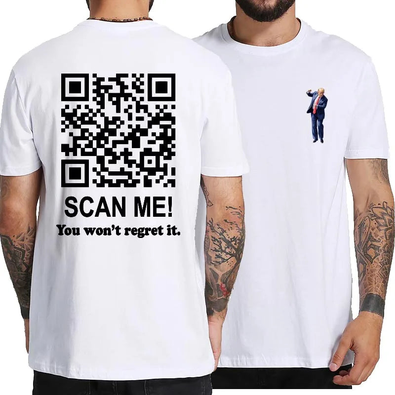 Trump Dance Tee - QR Code on Back