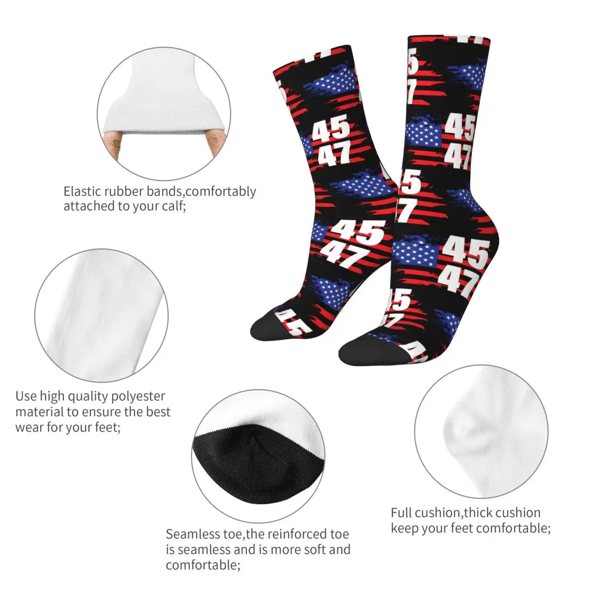 45 47 Trump Compression Socks