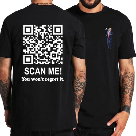 Trump Dance Tee - QR Code on Back